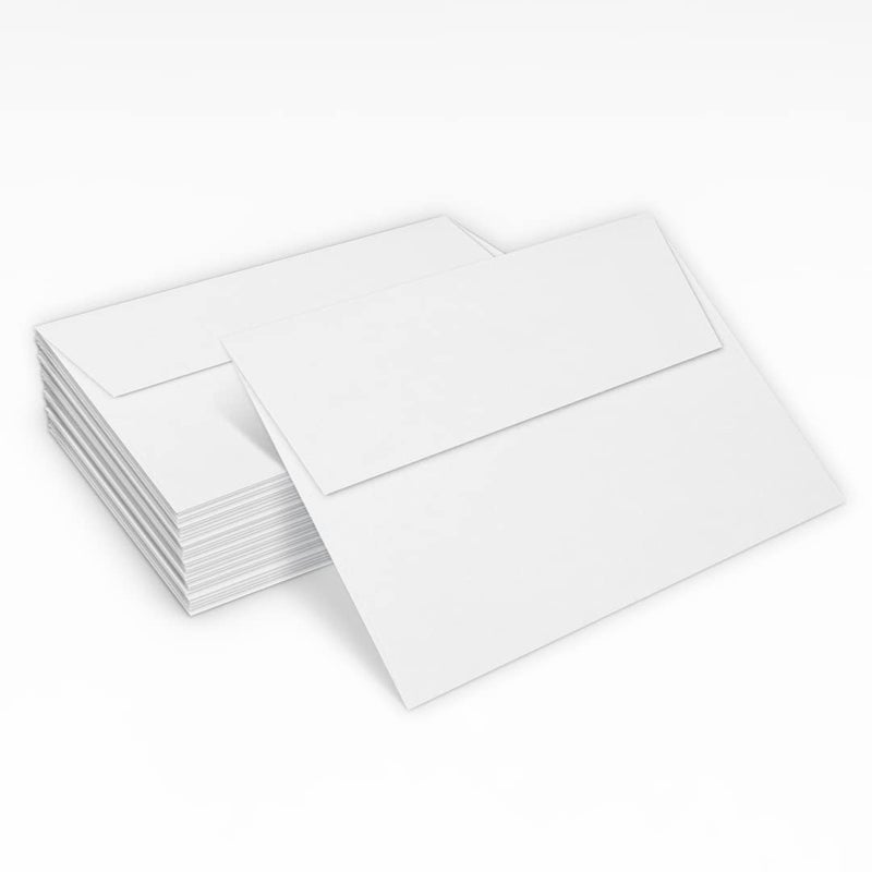 LUXPaper A7 Invitation Envelopes | Peel & Press | 5 1/4" x 7 1/4" | Bright White | 32lb. Paper Weight (80lb. Text) | 50 Qty - Image 5